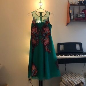 Anthropologie floral dress